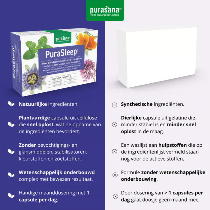 Purasana PuraSleep 30 capsules (30 dagen)