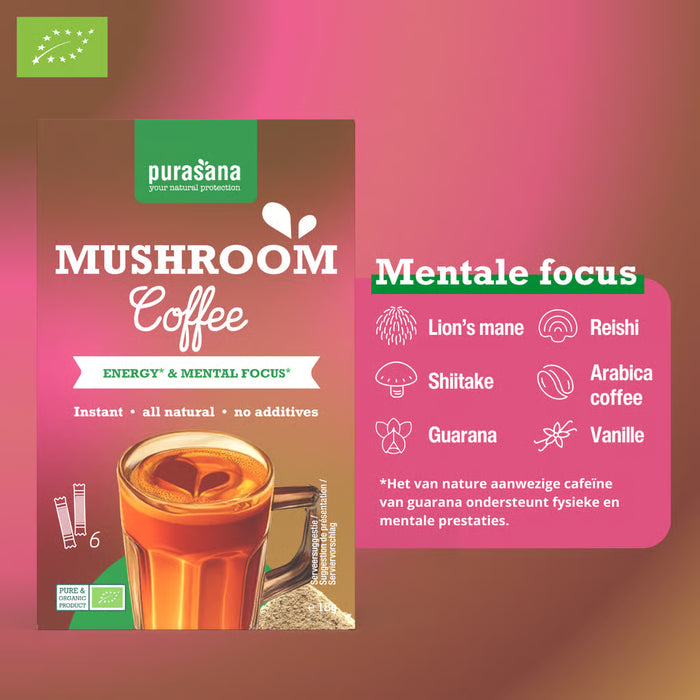 Purasana Instant Mushroom Koffie