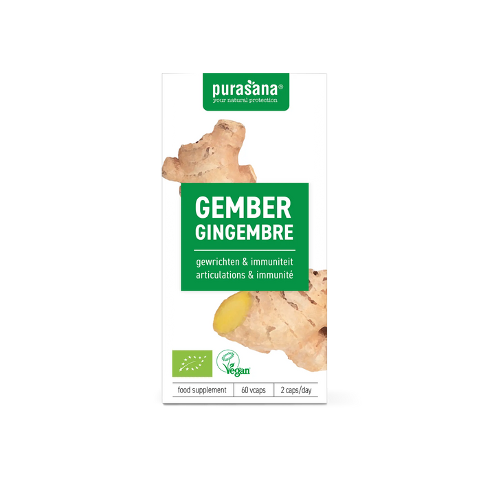Purasana Gember Capsules 60 capsules (30 dagen)