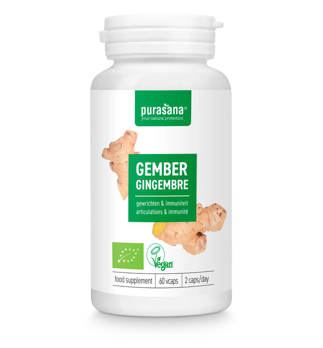 Purasana Gember Capsules 60 capsules (30 dagen)