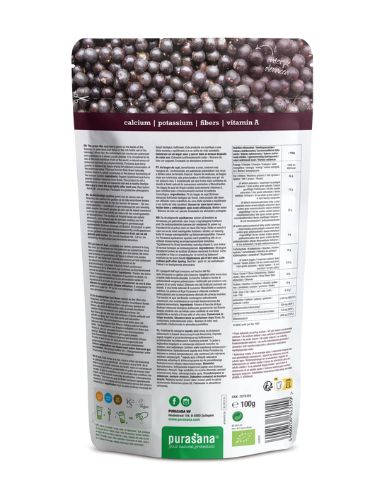 Purasana Açai Bessen Poeder 100 gram