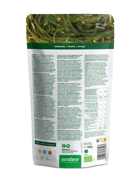 Purasana Spirulina 500 Tabletten (84 dagen)