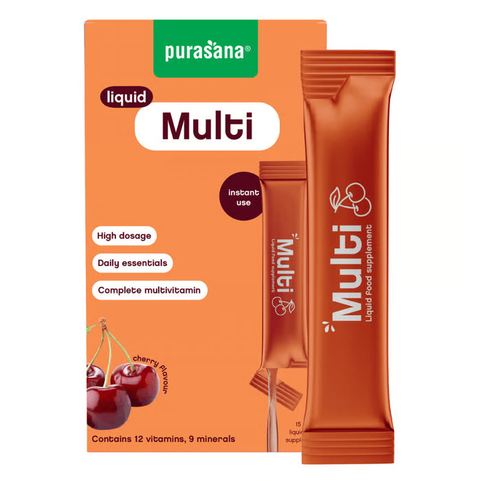 Purasana Multivitamin Liquid 15 x 10 ml (150 ml)