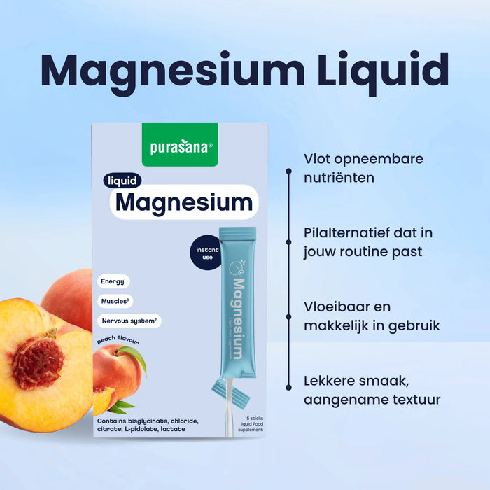 Purasana Magnesium Liquid 15 x 10 ml (150 ml)