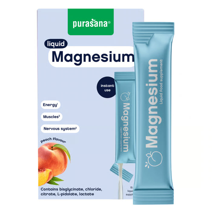 Purasana Magnesium Liquid 15 x 10 ml (150 ml)