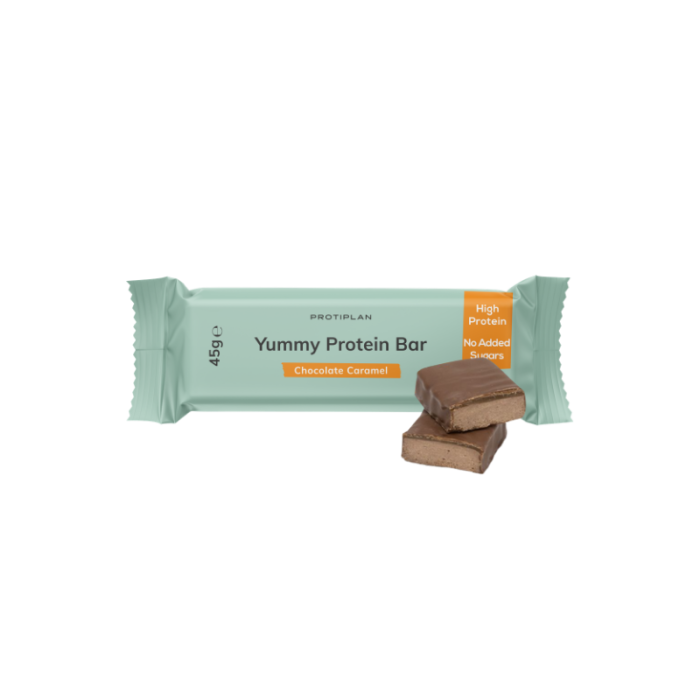 Protiplan Yummy Proteïne Reep Chocolade Caramel | Suikerarm