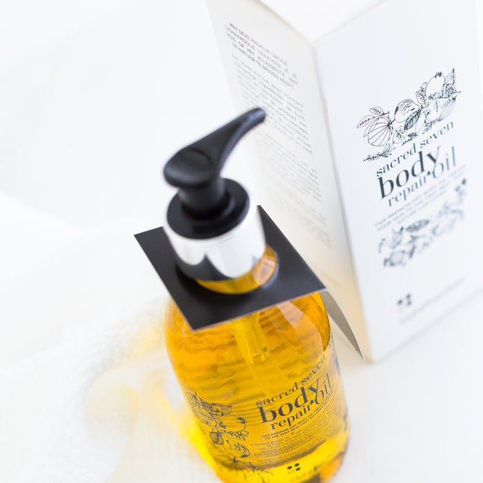 sacred seven body repair oil review