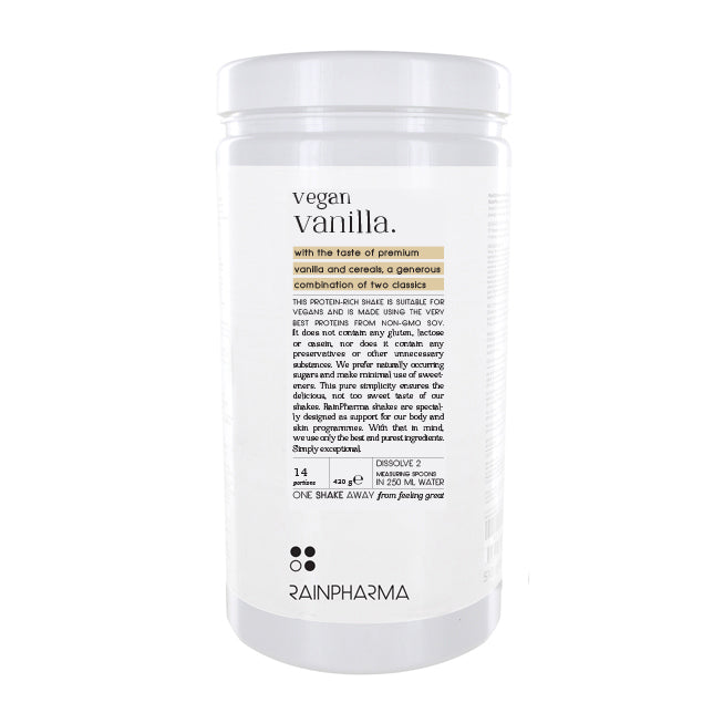 rainpharma shake vegan vanilla